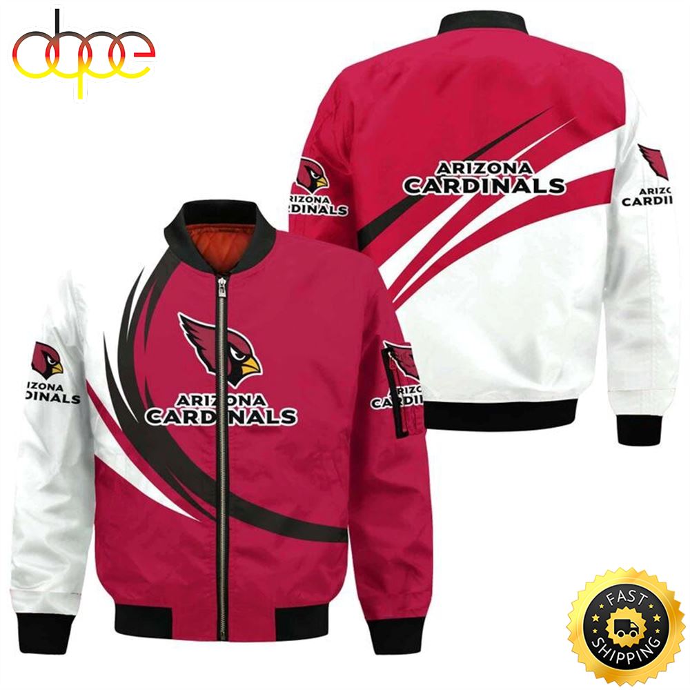 Nfl Arizona Cardinals Curve Design Bomber Jacket
