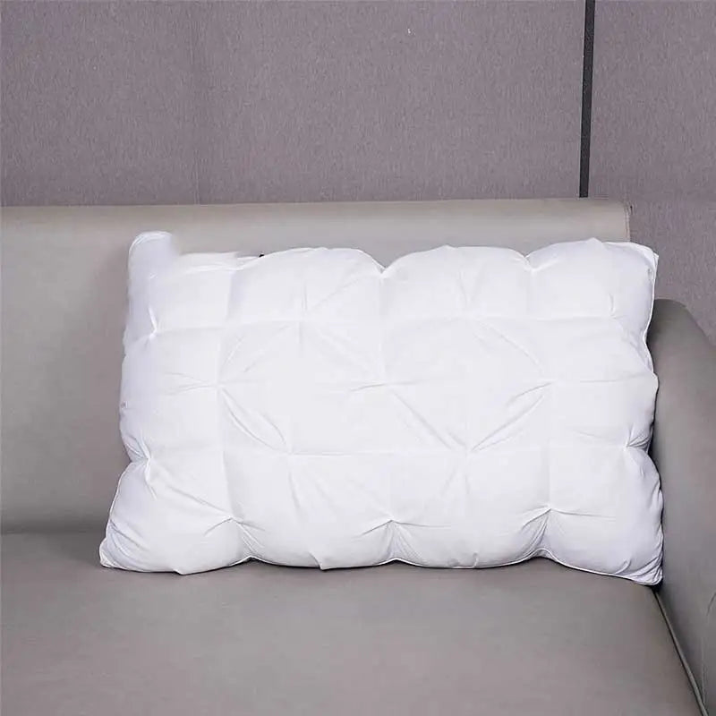 2 Pack Luxury 5-Star Hotel Quality Pillows Deep Sleep Neck Support Four Seasons NonFalling High Pillow Core for Comfortable Rest